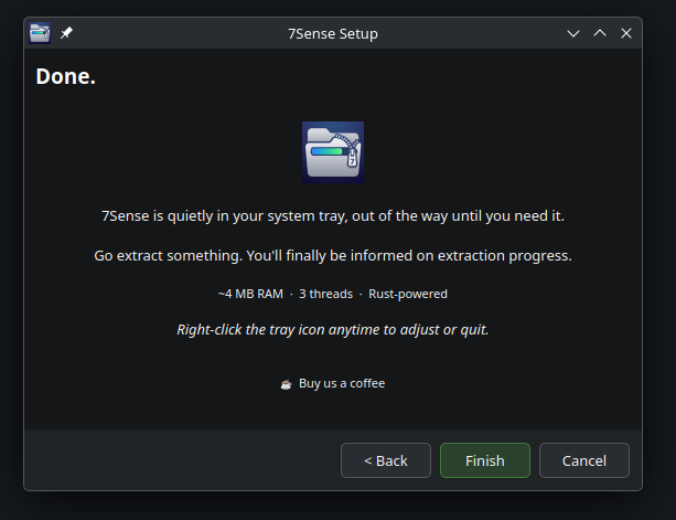 7Sense setup complete