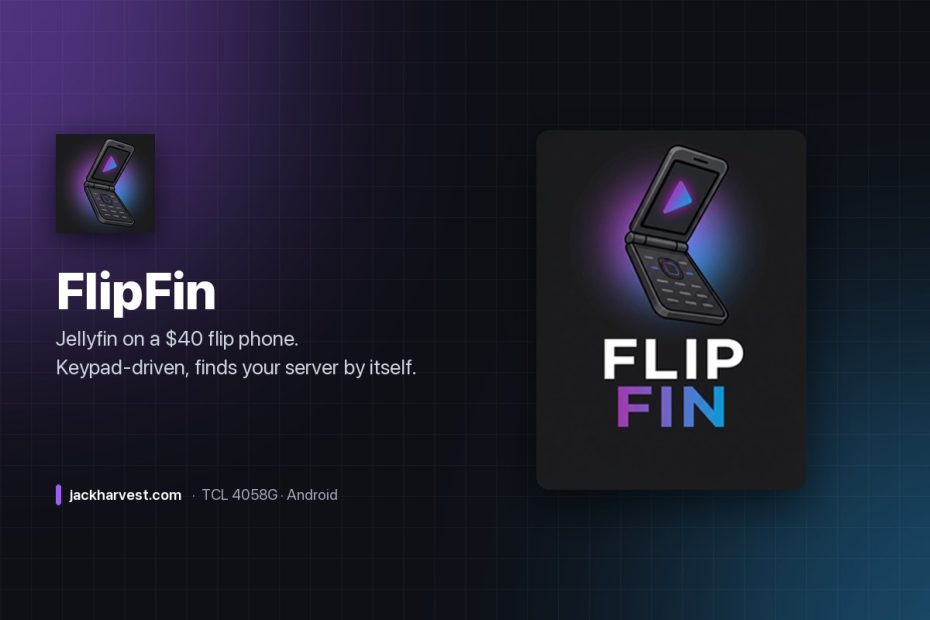 FlipFin: Jellyfin on a $40 flip phone