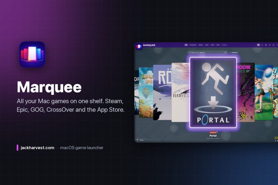 Marquee: all your Mac games on one shelf